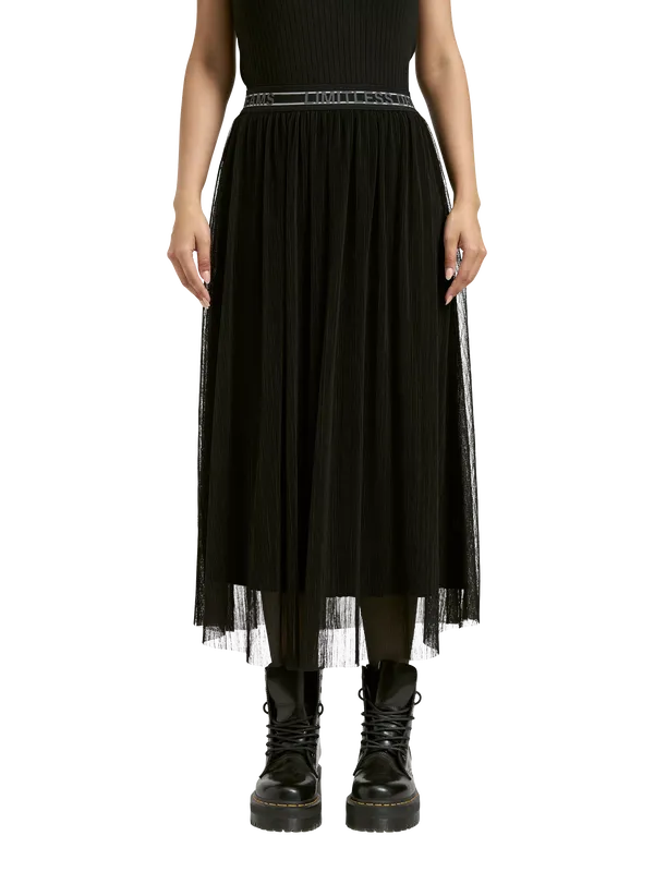 Smith & Soul Tulle Mesh Skirt, Black