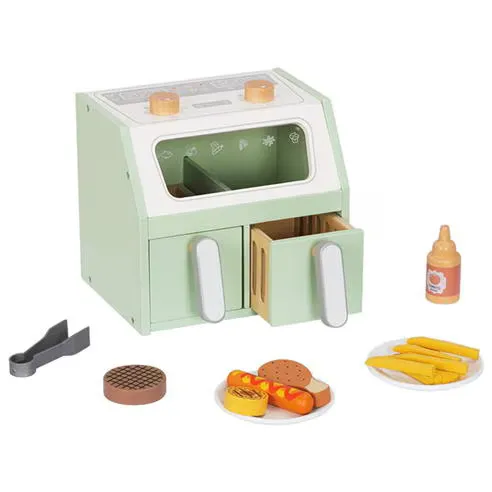 Tooky Toy Wooden Double Airfryer