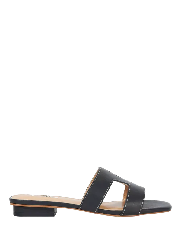 Dune London Loupe Wide Fit Flat Sliders