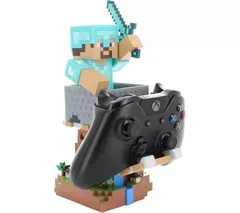 CABLE GUYS Minecraft: Steve in Diamond Armour Phone & Controller Holder