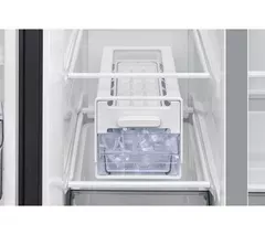 SAMSUNG Bespoke AI Series 7 SpaceMax RS70F68QBFEU American-Style Smart Fridge Freezer - Black