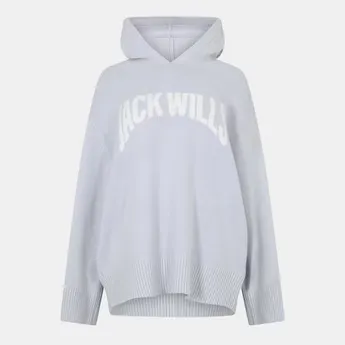 Jack Wills Women's BrandedHood Knitted Hoodie
