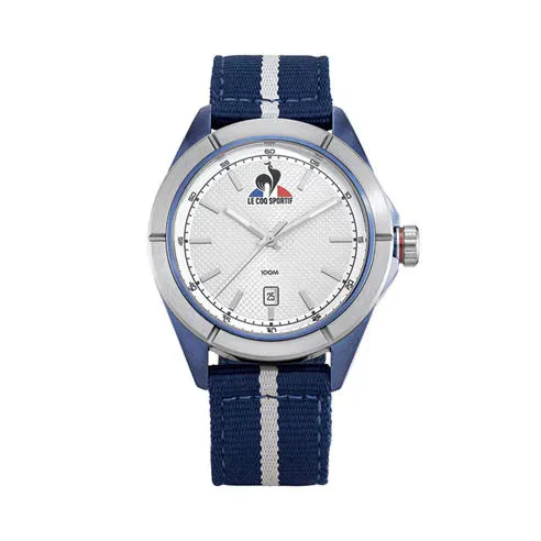 Le Coq Sportif Essential Blue Nylon Digital Watch