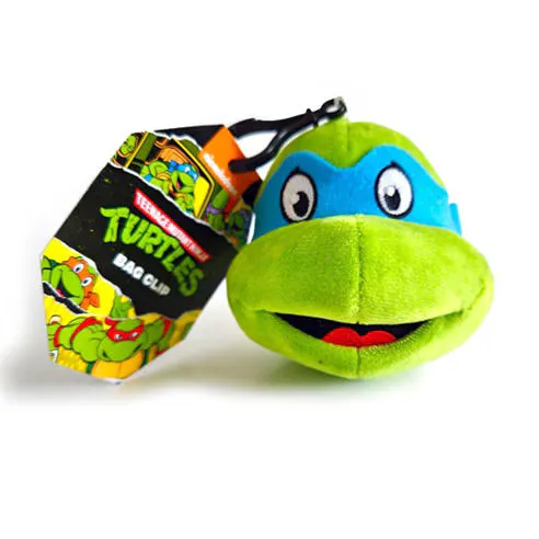 Teenage Mutant Ninja Turtles PLSH TMNT BAGS CLIP HEAD