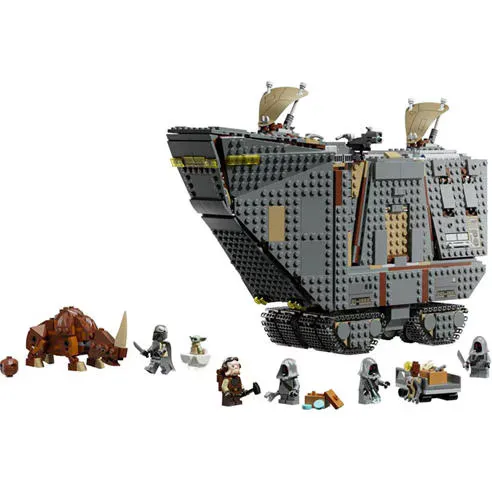 LEGO Offworld Sandcrawler and Mudhorn Star Wars Building Block