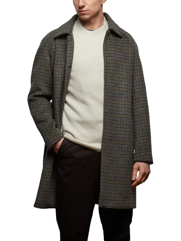 Guards London Coldstream Brushed Wool Blend Coat, Mid Grey