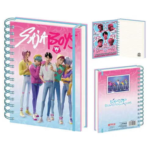 Character Kids' K-Pop Demon Hunters Saja Boys A5 Wiro Notebook