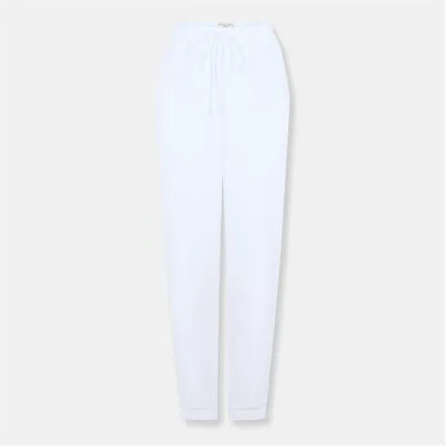 Brave Soul Womens White Wide Leg Jogging Bottom