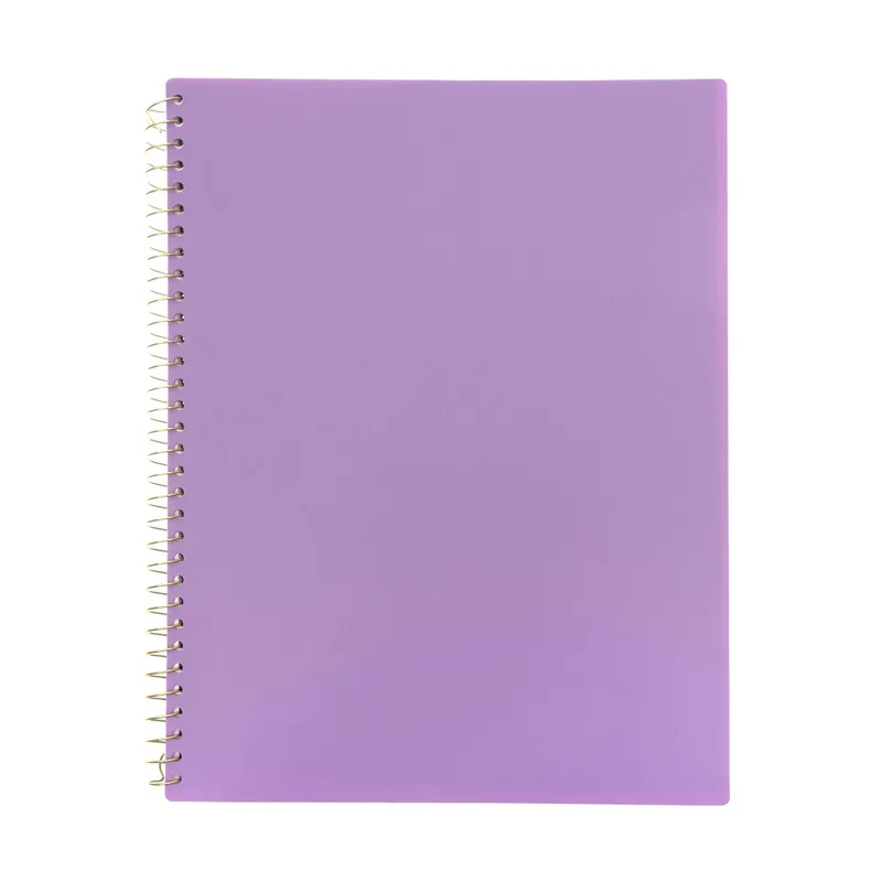 Purple Lined Notebook A4