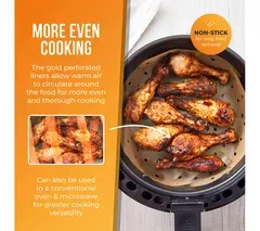 TOWER 2 - 4 Litre Air Fryer Liners - Pack of 4