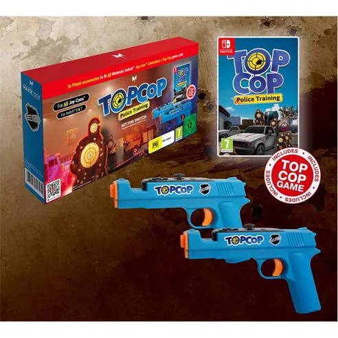 Maxx Tech MaxxTe Top Cop: Police Training Game & Gun Kit - Nintendo Switch 2