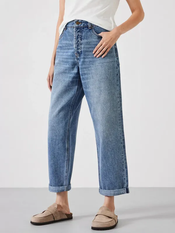 HUSH Button Fly Boyfriend Jeans