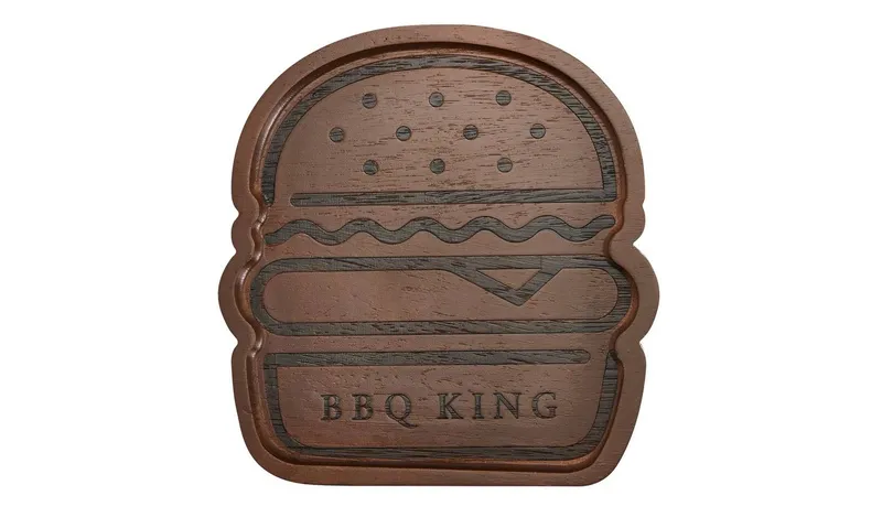  Home Barbeque King Burger Board