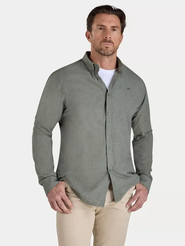 Raging Bull Linen Blend Regular Fit Shirt