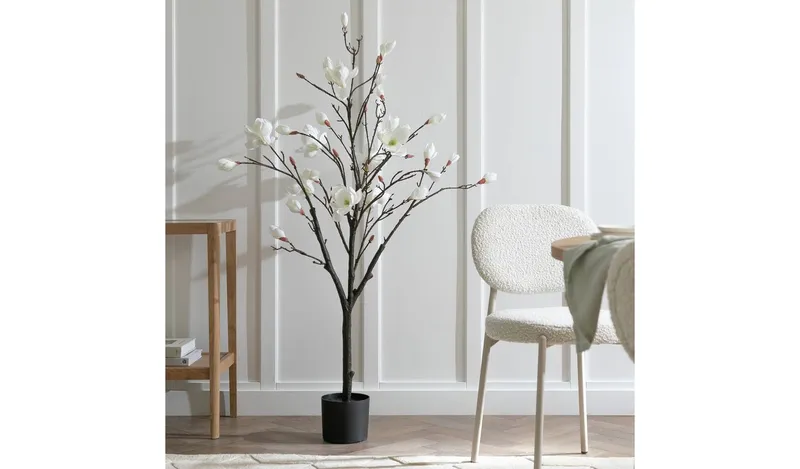 Argos Home Artificial White Magnolia Tree - 147cm