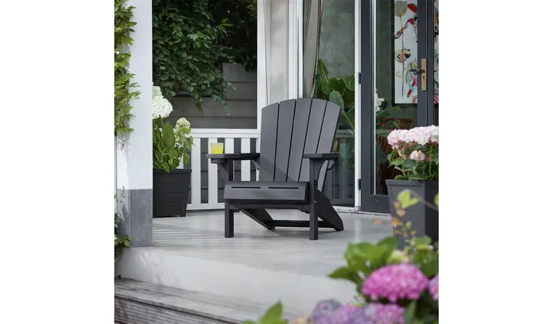 Keter Alpine Adirondack Chair - Graphite