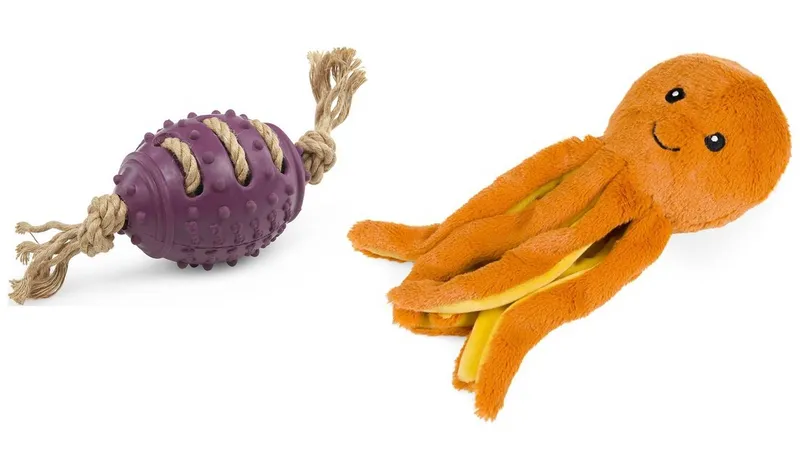 Petface Planet Eco Ball And Dog Toy Bundle