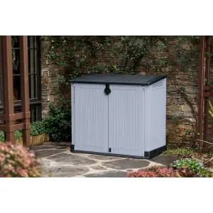 Keter Store It Out Midi Storage Box - Grey & Black
