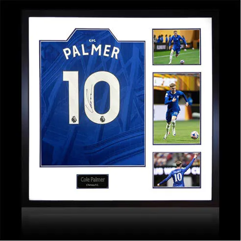 The Fan Cave Cole Palmer Signed Chelsea 25/26 Shirt Elite Frame