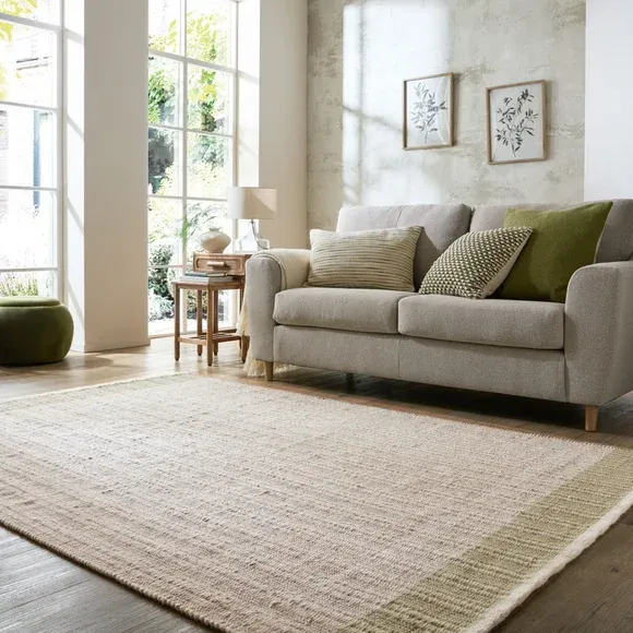 Rowen Striped Wool Rug