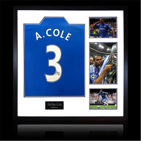 The Fan Cave Ashley Cole Signed Chelsea Premier League Shirt