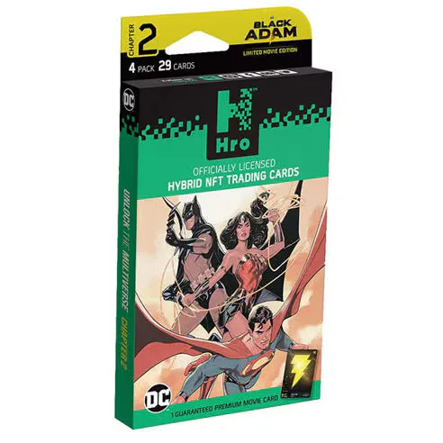 DC Black Adam Premium Booster 4 Pack