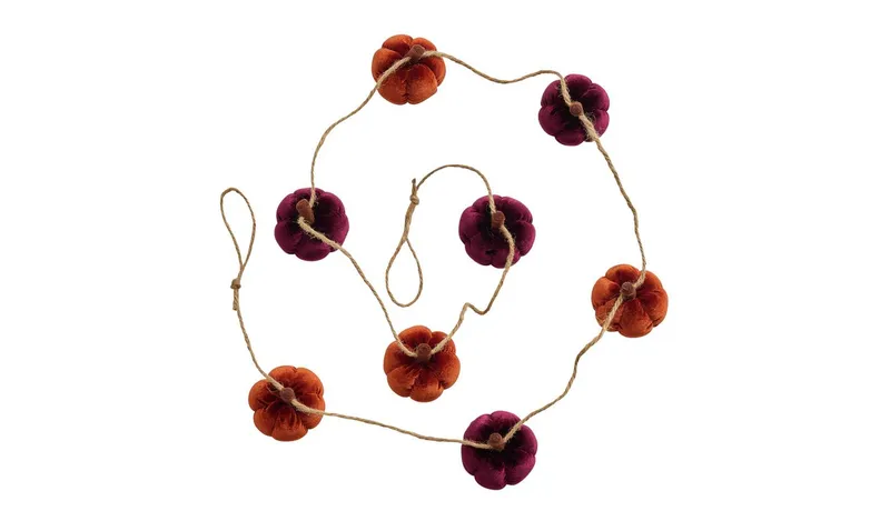 Argos Home Felt Pumpkin Halloween Garland