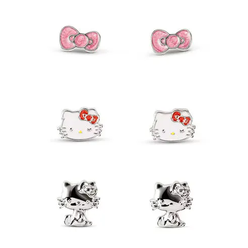 Hello Kitty 3 PC earring set