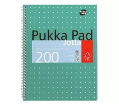 PUKKA Pads A4 Lined Metallic Jotta Notepad - 200 pages