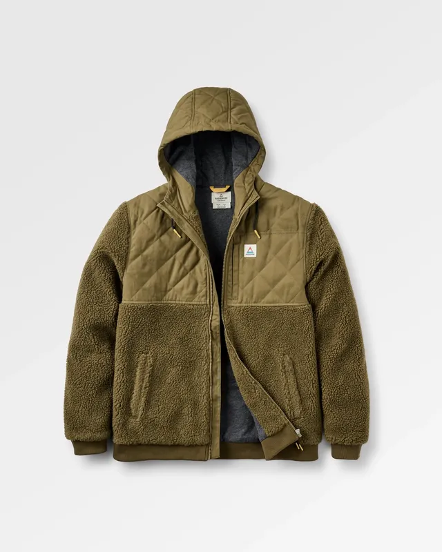 Passenger Clothing Adventure Deep-Pile Sherpa Fleece - Dark Olive
