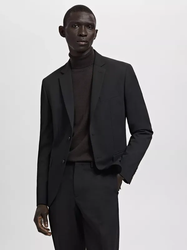 Mango Paris Super Slim Fit Lightweight Blazer