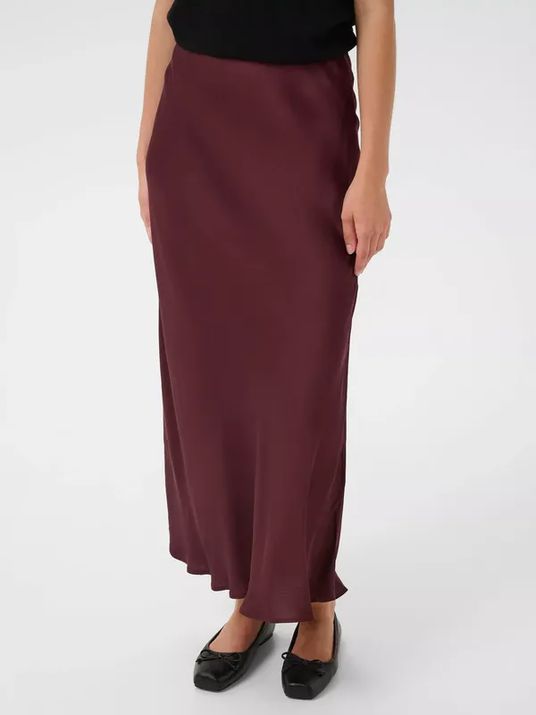 Part Two Laurina Plain Maxi Skirt, Tawny Port