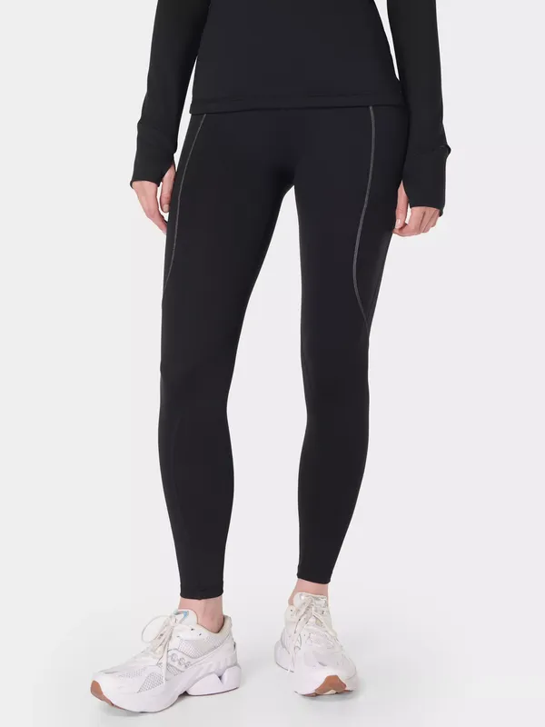 Sweaty Betty Winter Run Leggings, Black