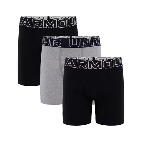 Under Armour 3pk Cotton Boxers Junior Boys