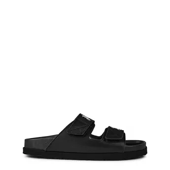 Palm Angels Logo Touch-Strap Slides Juniors