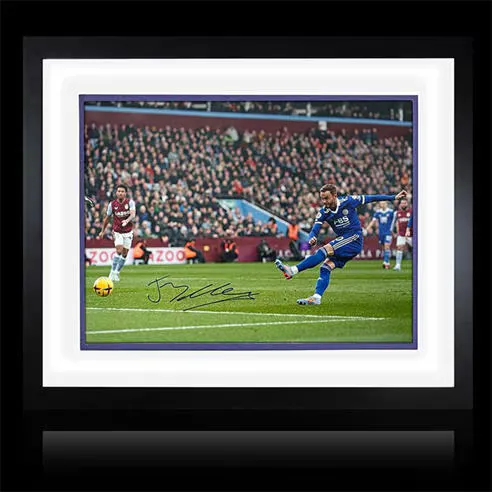 The Fan Cave James Maddison Signed Framed Leicester City Deluxe