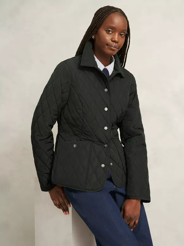Hobbs Harley Padded Jacket, Dark Green