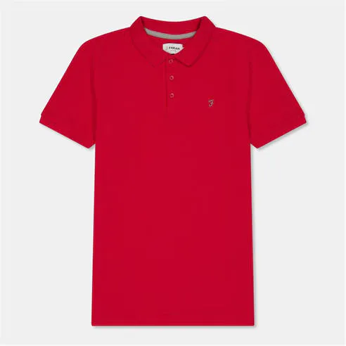 Farah Unisex Kids' Bugsworth Short Sleeve Polo Shirt