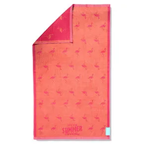 Space NK Flamingo Beach Towel