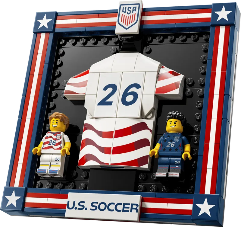 LEGO 43033 2026 U.S. Soccer National Team Jersey