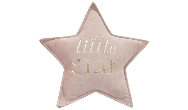 Bambino Little Star Cushion - Blush - 30x30cm