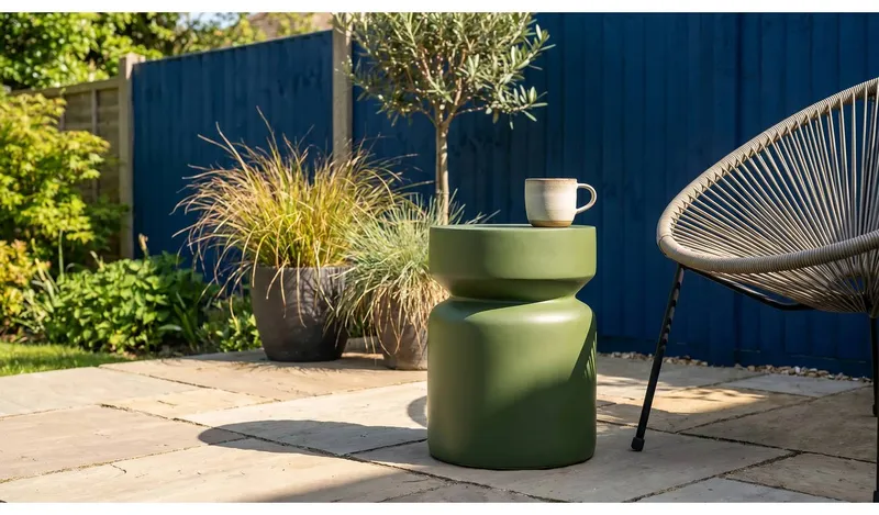 Habitat Outdoor Side Table - Green