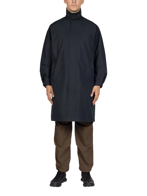 Snow Peak High Collared Windproof Jacket, Dark Navy