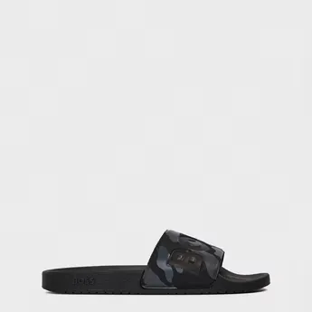 Boss Mens BOSS Comfy Slider Sandals with Logo Detail (Aryeh)