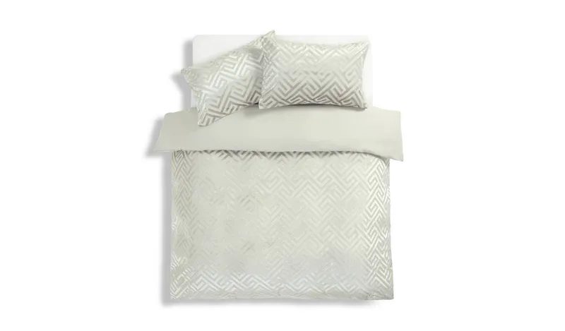 Habitat Geo Velvet Bedding Set