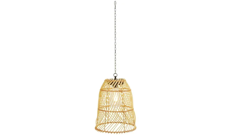 Habitat Warm White Rattan Battery Operated Hanging Light
