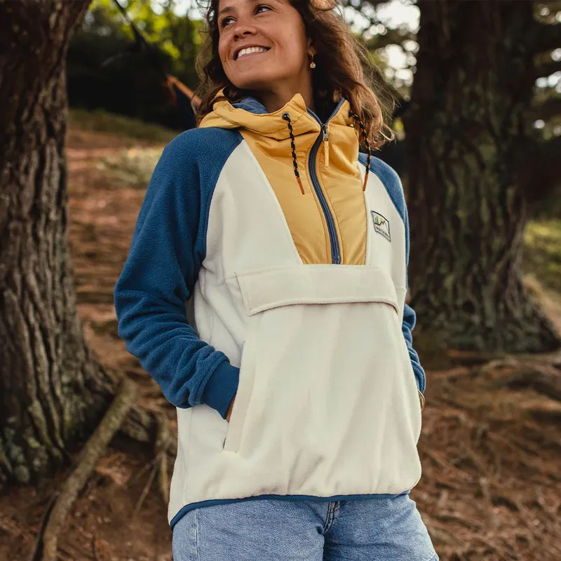 Passenger Clothing Alexander Polar Hooded Fleece - Egret