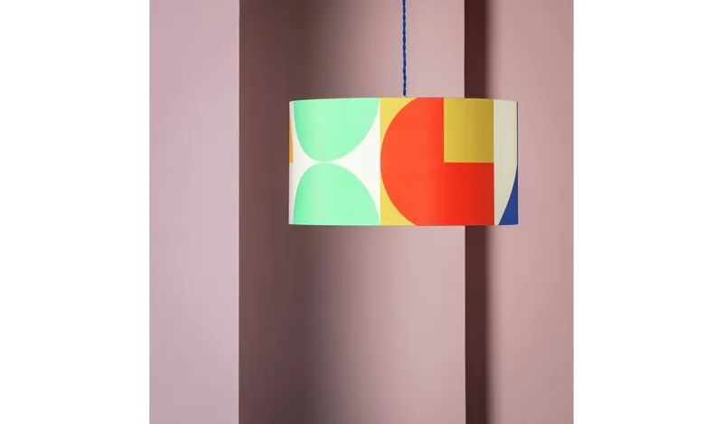 Habitat 60 Geometric Easy Fit Lampshade - 45cm