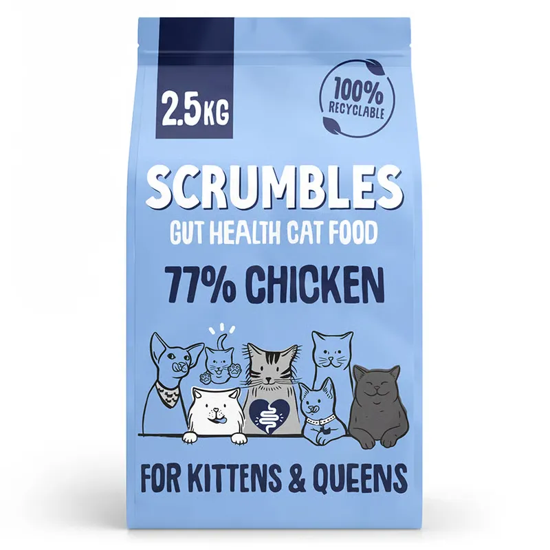 Scrumbles Complete Dry Kitten Cat Food Chicken