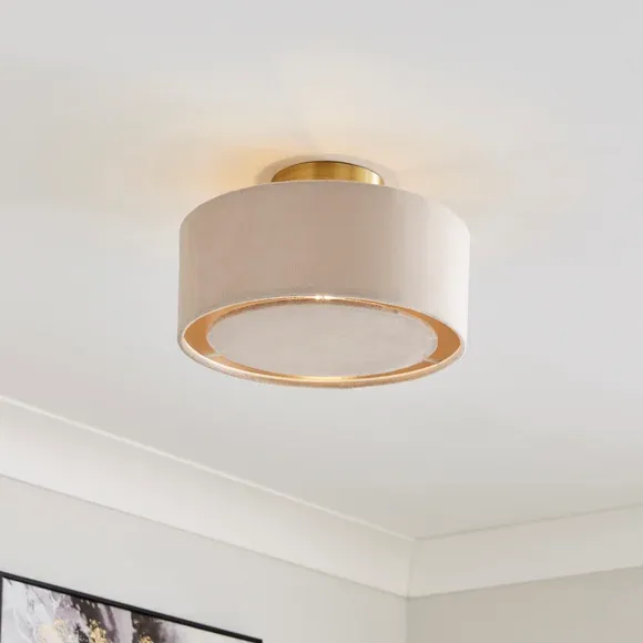 Nesa Shallow Flush Ceiling Light